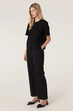 Tate Wide Leg Pant - Black