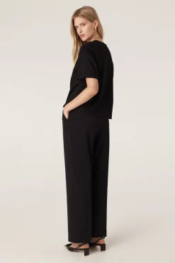 Tate Wide Leg Pant - Black
