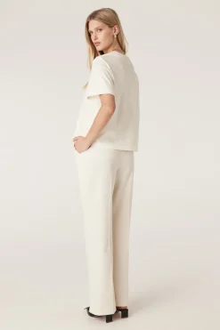 Tate Wide Leg Pant - Ivory