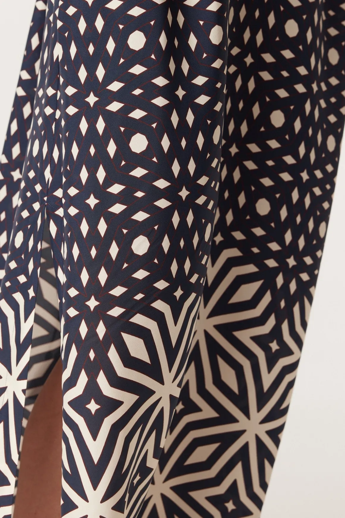 Temple Halter Neck Dress - Mosaic Print