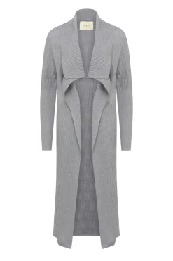 The Beaumont Merino Cardigan - Grey Marle