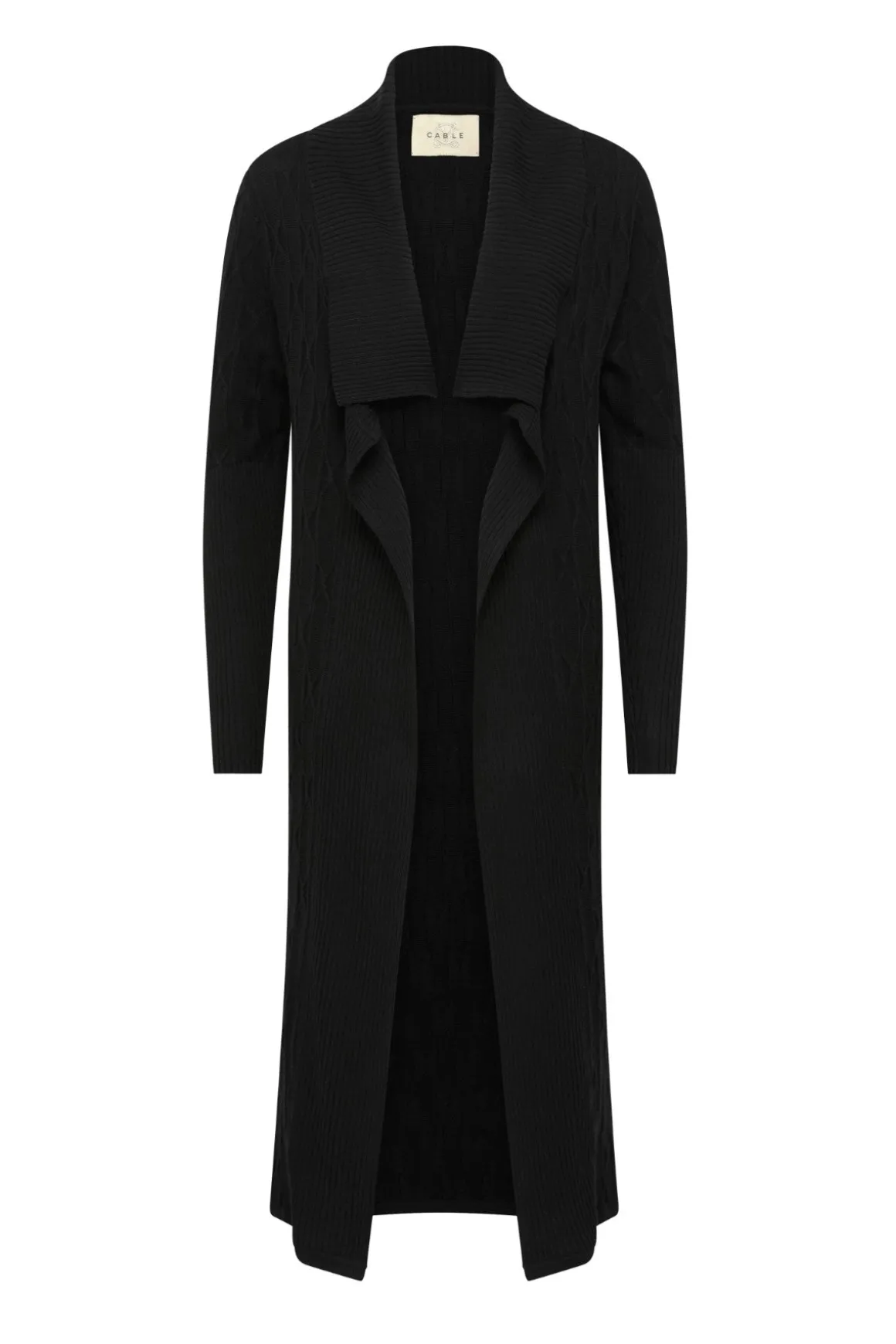 The Beaumont Merino Cardigan - Black