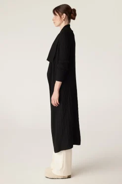 The Beaumont Merino Cardigan - Black