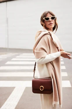 The Bellarine Merino Wrap - Camel