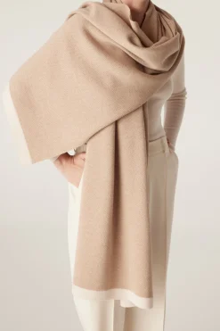 The Bellarine Merino Wrap - Camel
