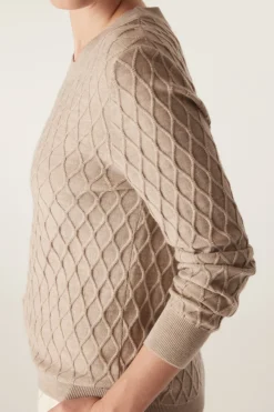 The Hampden Merino Jumper - Pebble