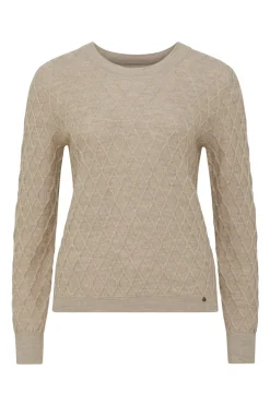 The Hampden Merino Jumper - Pebble