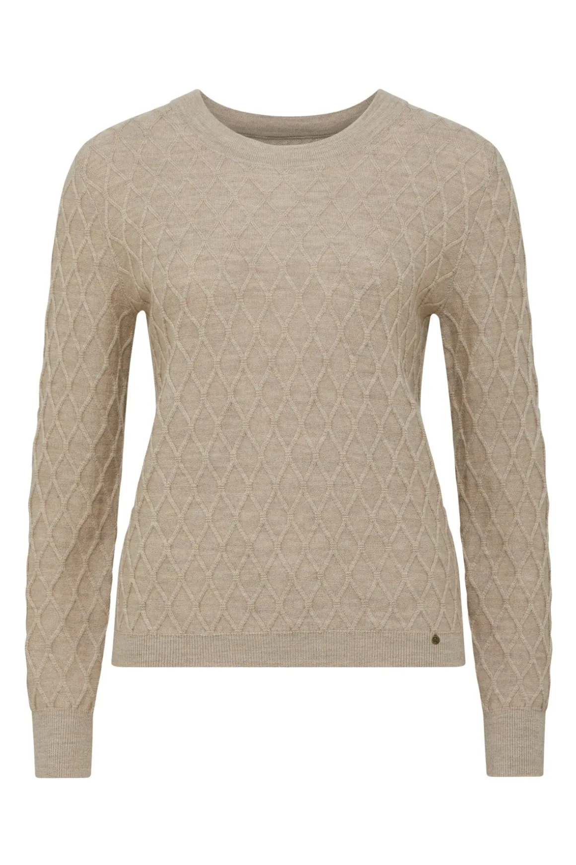 The Hampden Merino Jumper - Pebble