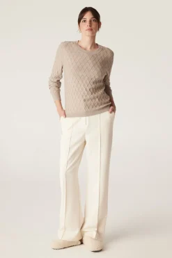 The Hampden Merino Jumper - Pebble