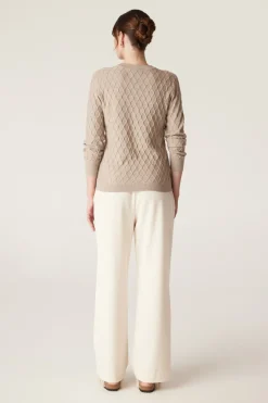 The Hampden Merino Jumper - Pebble
