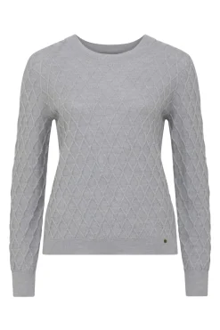 The Hampden Merino Jumper - Grey Marle