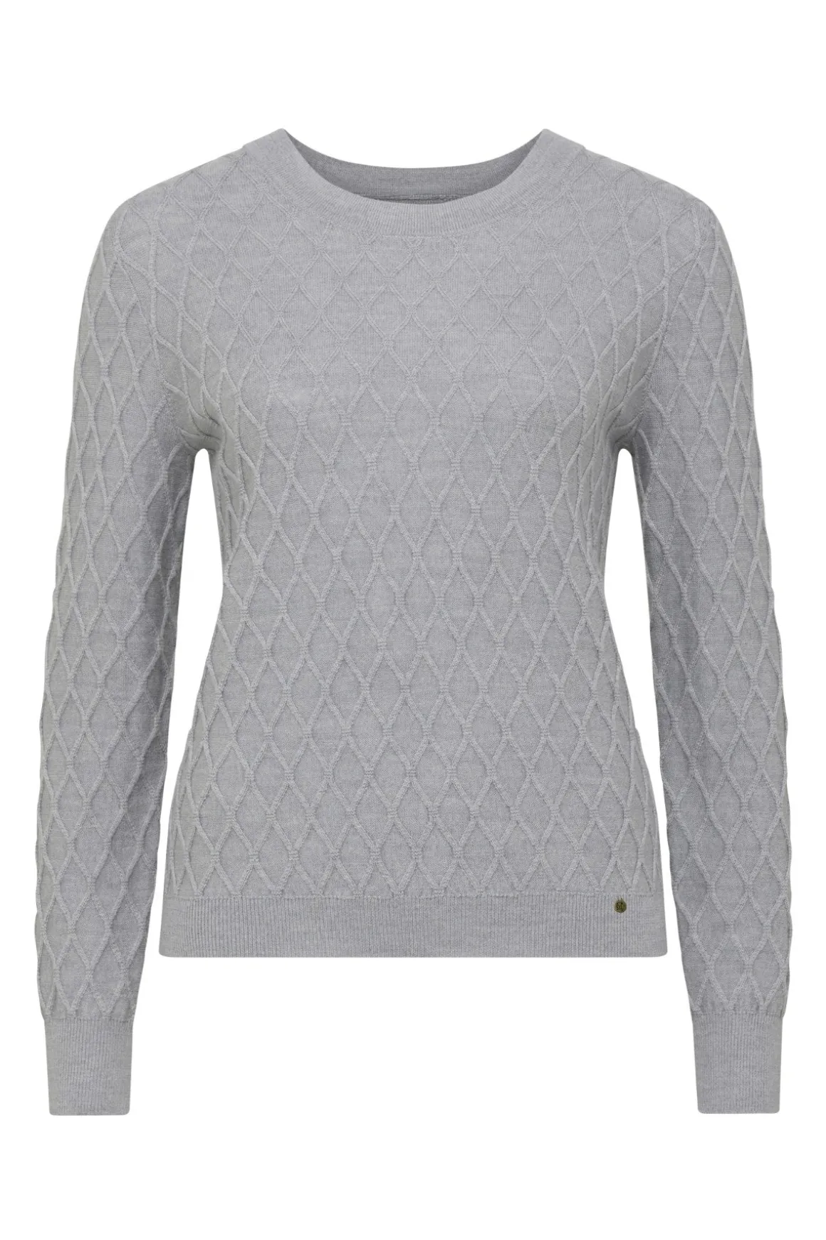 The Hampden Merino Jumper - Grey Marle