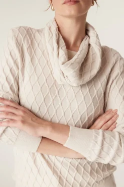 The Hampden Merino Snood - Antique White