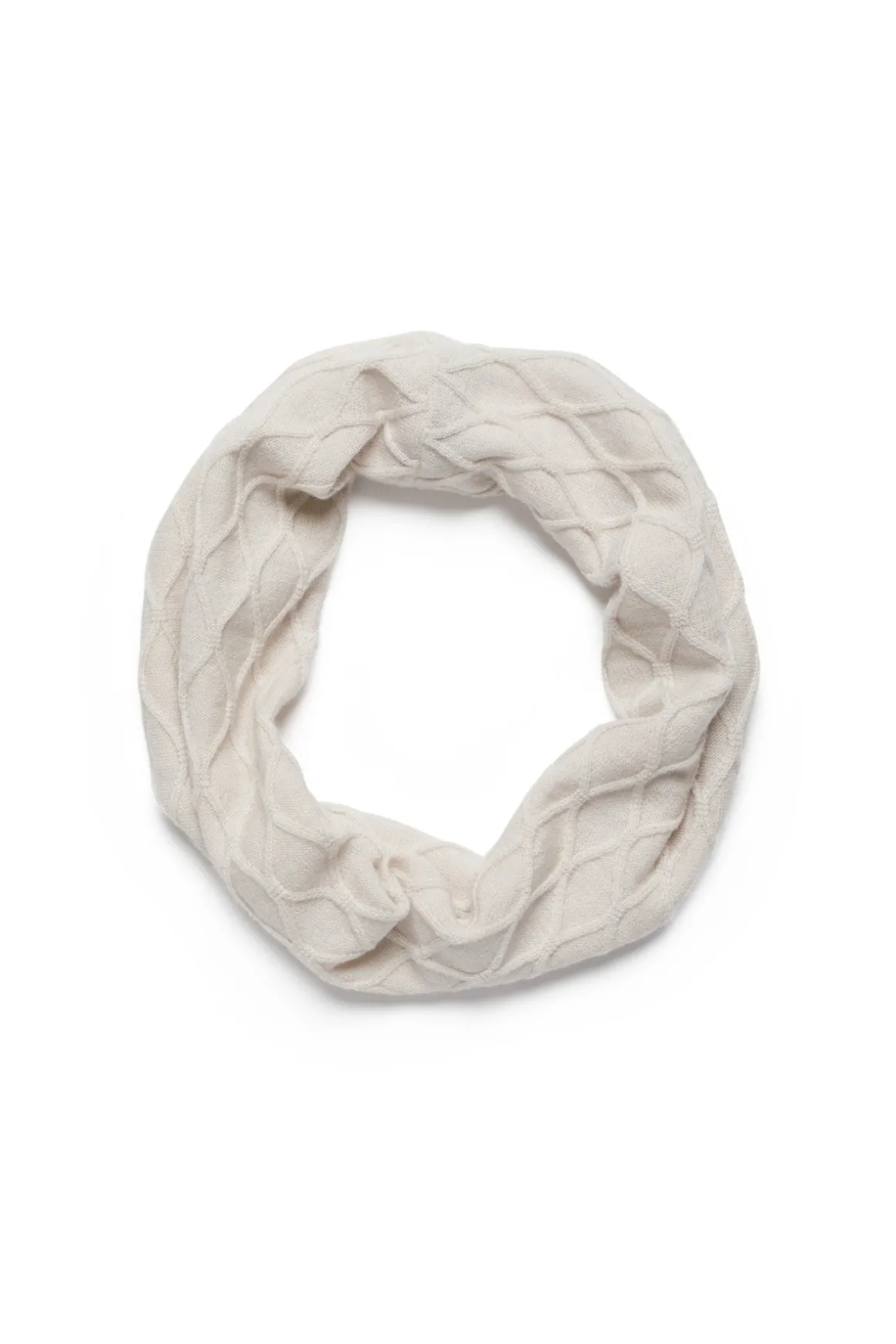 The Hampden Merino Snood - Antique White