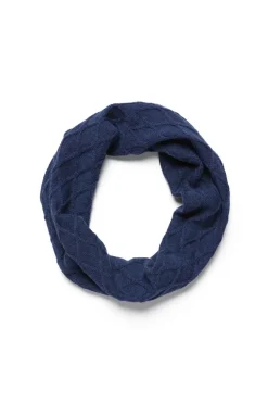 The Hampden Merino Snood - Denim Blue