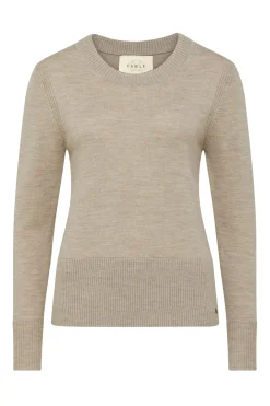 The Midlands Merino Jumper - Pebble