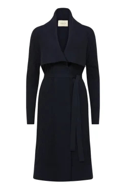 The Victoria Merino Cardigan - Midnight Navy