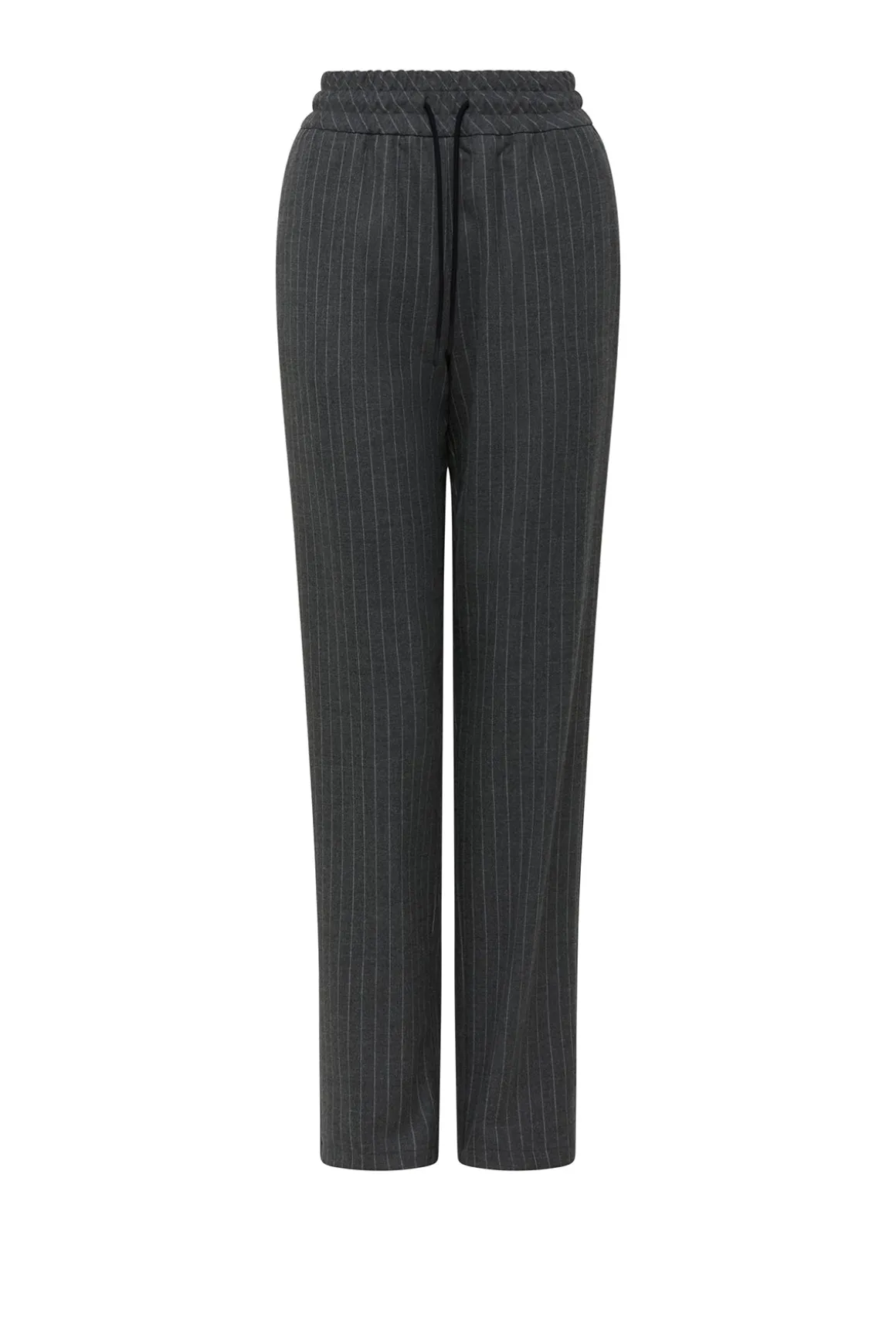 Vincent Wool Pant - Grey Pinstripe