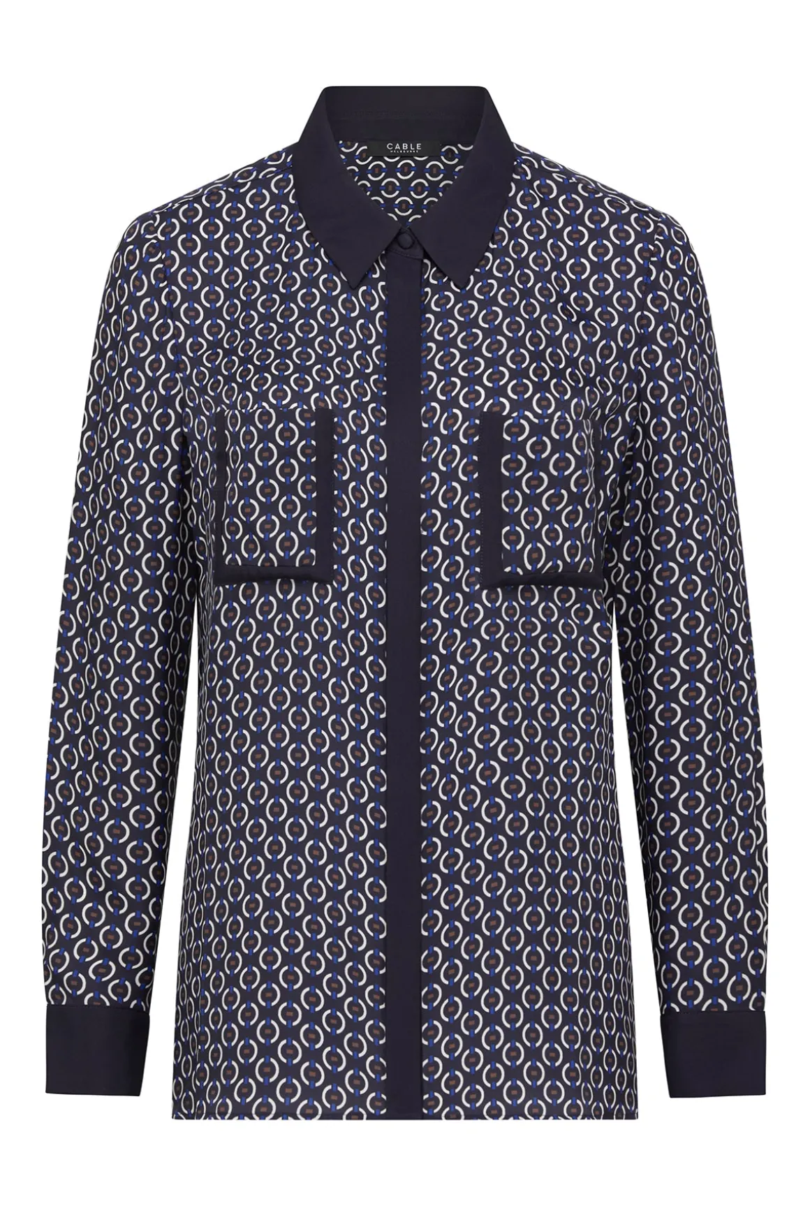 Willa Blouse - Chain Print