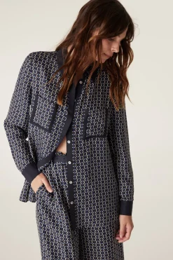 Willa Blouse - Chain Print
