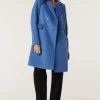 Windsor Wool Coat - Sky Blue