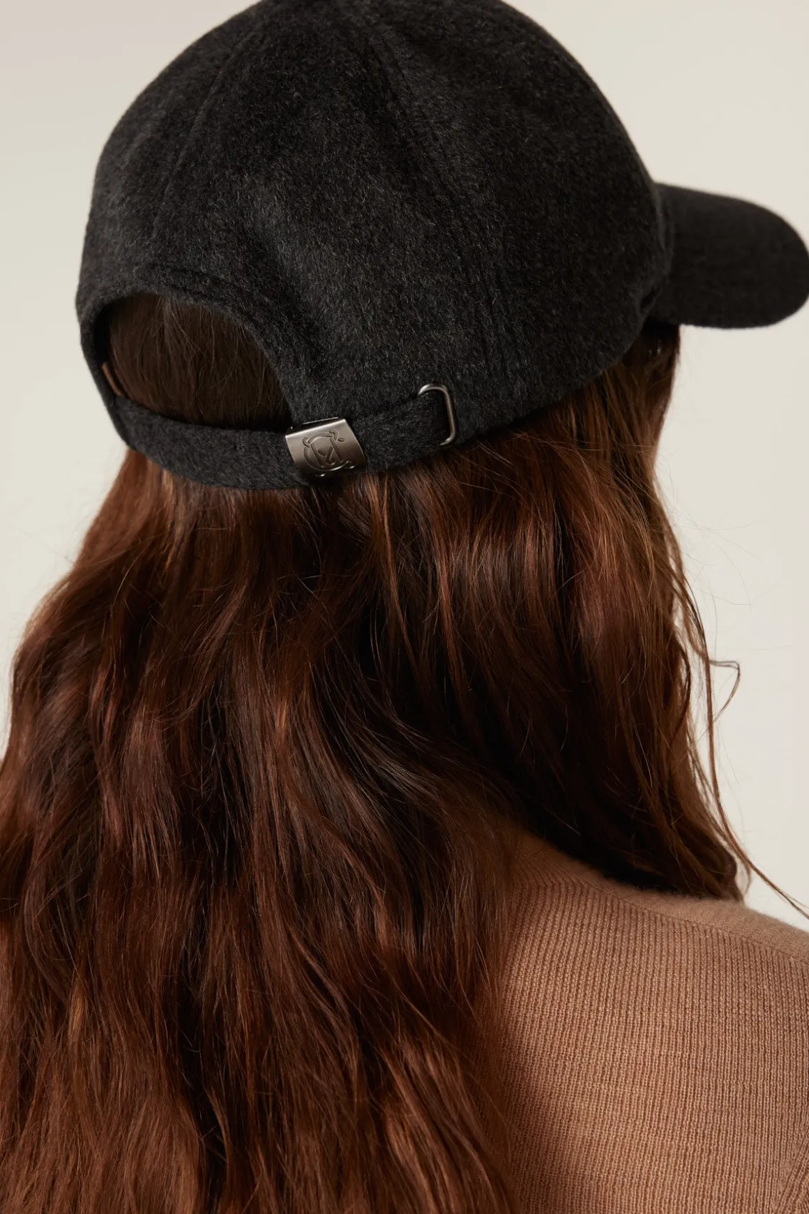 Wool Cashmere Cap - Charcoal