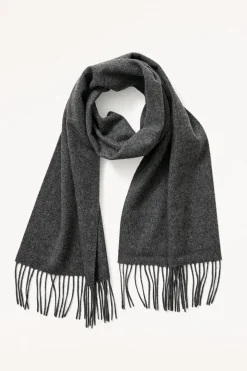 Wool Scarf  - Charcoal