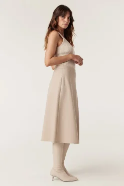 Yoko Ponti Skirt - Stone