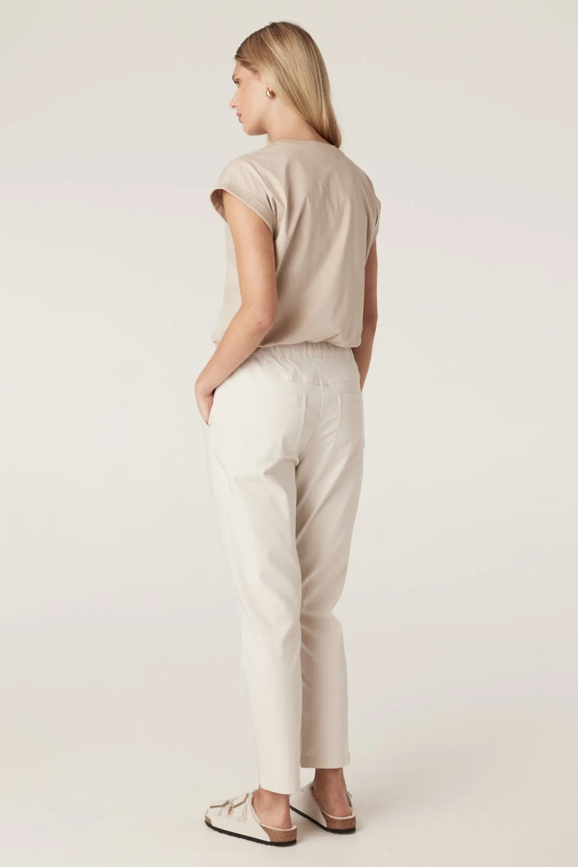 Zoe Jogger - Parchment